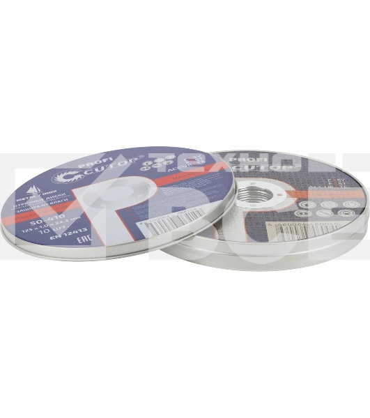 Набор дисков CUTOP отрезных по металлу и нержавеющей стали Т41-125x1,0x22,2 50-410