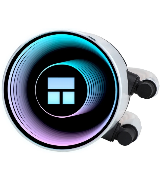 Водяное охлаждение для процессора Thermalright Frozen Notte 240 White ARGB V2 белый (240мм, ARGB/ Fans: 2x120мм, 72.37CFM, 27.7dBA, 2000RPM/ Pump height 54мм, 28dBA, 5300RPM, Rad thickness 27мм/ S: 1200, 1700, 1851, 2011, 2066, 115X, AM2, AM2+, AM3, AM3+, AM4, AM5, FM1, FM2, FM2+)