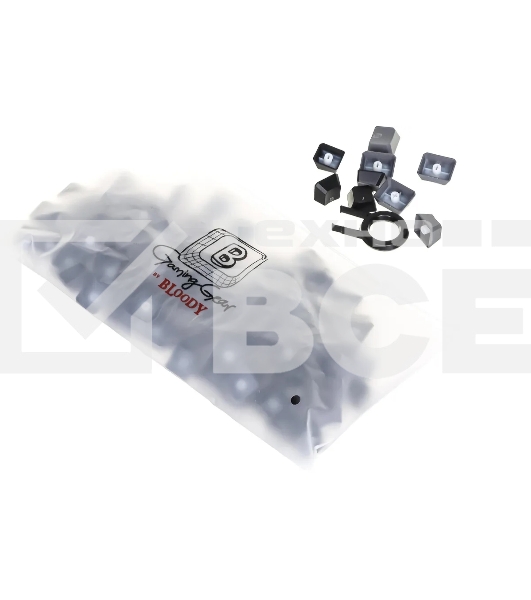 Клавиатура проводная A4Tech Bloody B820R Dual Color механическая черный/серый USB for gamer LED