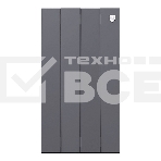 Радиатор биметаллический Royal Thermo PianoForte 500 Серебристый - 4 секц., фото2