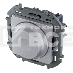 Светорегулятор поворотный Legrand без нейтрали, 300 Вт, алюминий, фото2