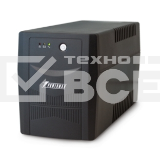 Источник бесперебойного питания Powerman UPS Back Pro 1500 black (линейно-интерактивный, 1500VA, 900W, 4xEURO) (6117061)