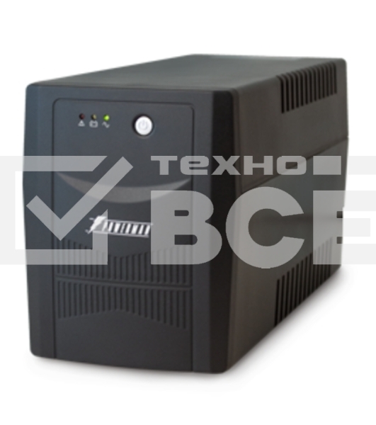 Источник бесперебойного питания Powerman UPS Back Pro 1500 black (линейно-интерактивный, 1500VA, 900W, 4xEURO) (6117061)