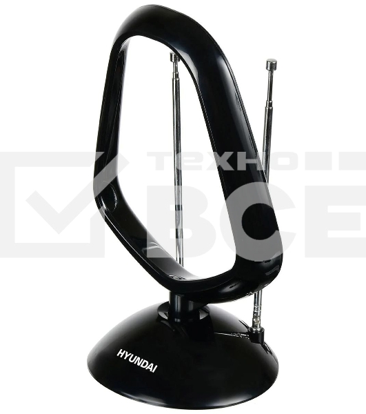 Антенна телевизионная Hyundai H-TAI320 13дБ активная черный