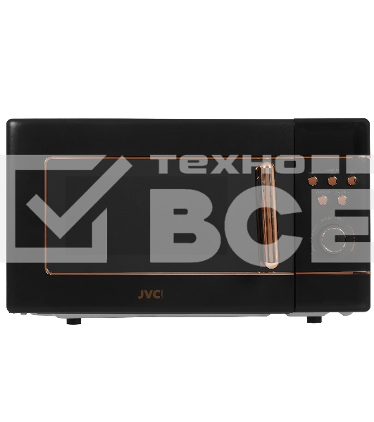 Микроволновая печь JVC JK-MW270D черный, 20 л, 700 Вт, переключатели - кнопки, поворотный механизм