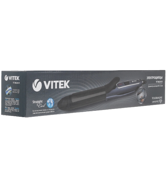 Мультистайлер Vitek VT-8424 (B) синий, 32 мм, 200 °C, 1 режим