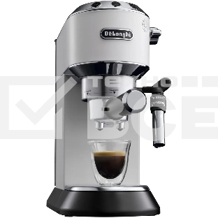 Кофеварка рожковая DeLonghi EC685.M серебристый, исп. кофе - молотый/чалды, 1.1 л, 1350 Вт, 15 Бар.