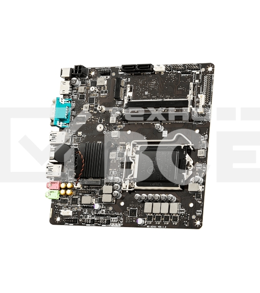 Материнская плата MSI H510TI-S09, LGA 1200, Intel H510, 2xSO-DIMM DDR4, 2xSATA, 1xM.2, 1xHDMI, 1x1Gb LAN, 4xUSB-A 3.2 Gen 1, 2x3.5мм, 5.1, Mini-ITX
