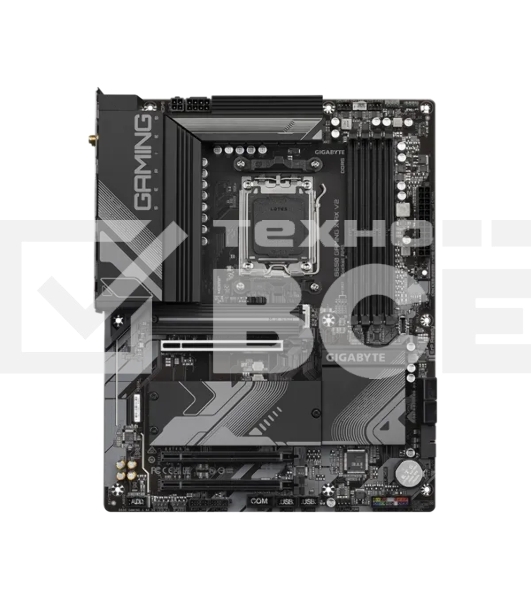 Материнская плата Gigabyte B650 GAMING X AX V2, AM5, AMD B650, 4xDDR5, 4xSATA, 3xM.2, 1xPCI-E 4.0 x16, 2xPCI-E 3.0 x1, 1xUSB-A 3.2 Gen 2, 3xUSB-A 3.2 Gen 1, 1xUSB-C 3.2 Gen 2, 1x 2.5Gb LAN, 3x3.5 мм, 7.1, ATX