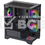 Компьютерный корпус Bloody BD-CC103F черный без БП mATX 7x120mm 1xUSB2.0 1xUSB3.0 audio bott PSU, фото 1