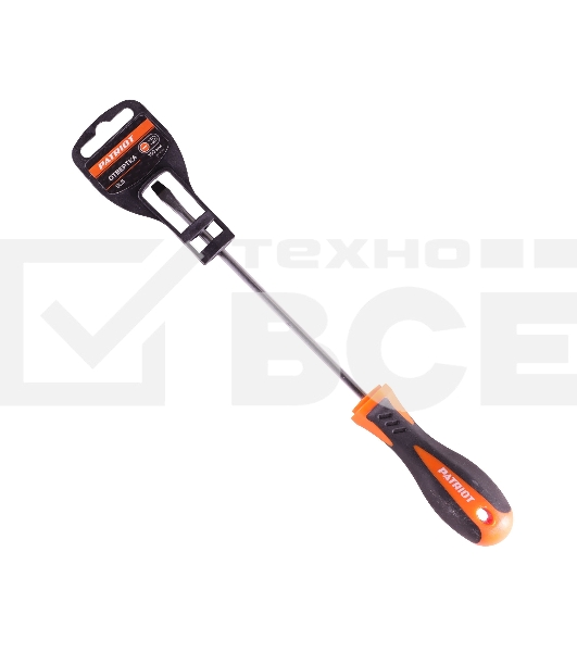 Отвертка Patriot SL5x150, CR-V,магнитная, 2-х компонентная рукоятка