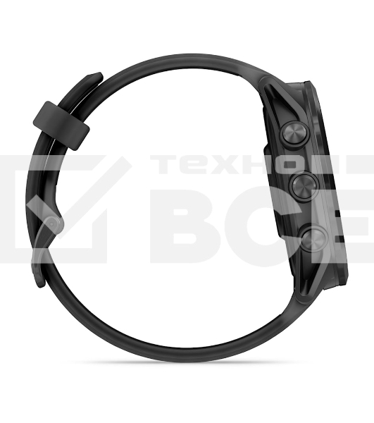 Смарт-часы Garmin Forerunner 570 черный, темно-серый безель, черный ремешок 47мм