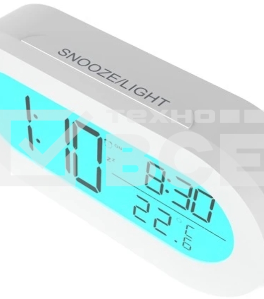 Часы-будильник RITMIX CAT-110 белый