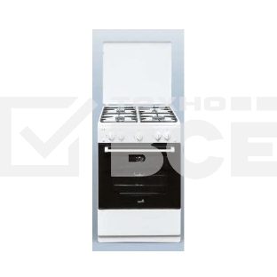 Плита газовая Cezaris ПГ 3200-05 белый, конфорок 4, духовка 59 л, 60 см x 85 см x 60 см