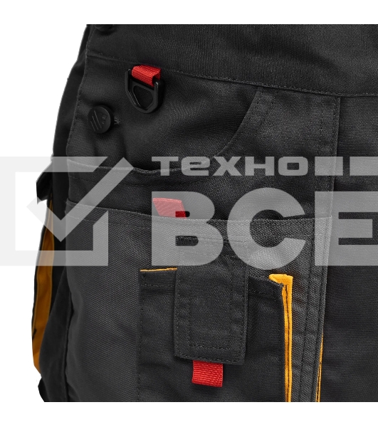 Полукомбинезон профессиональный рабочий Denzel 65% полиэстер 35% хлопок, XL