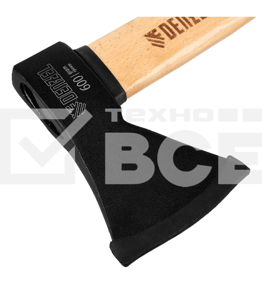 Топор Denzel 600 г, кованый, буковое топорище