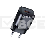 СЗУ Qumo Energy PD 20W (Charger 0071), два порта: Type-C PD + USB-A QC3.0, черный, фото 1