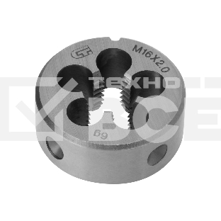 Плашка Сибртех М16 х 2,0 мм