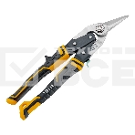 Ножницы по металлу Denzel 270 мм, прямой и правый рез,сталь-СrMo, трехкомп.рук-ки, фото7