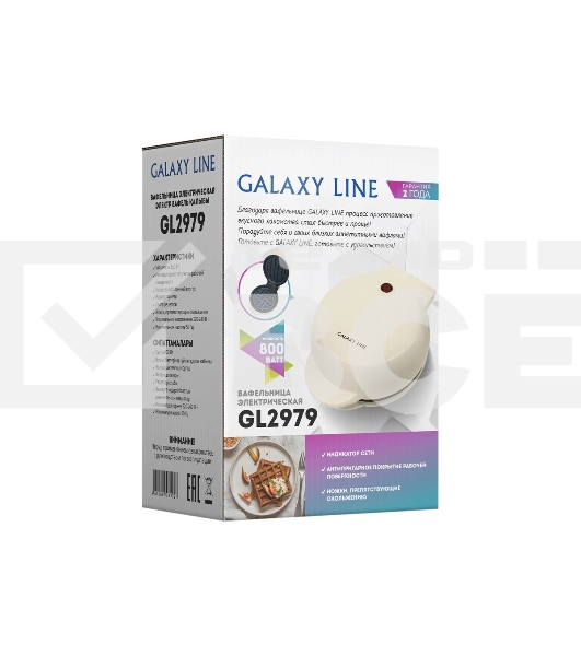 Вафельница Galaxy Line GL2979, бежевый