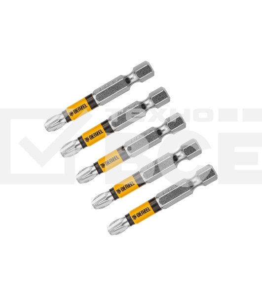 Набор бит Denzel PH3x2', 5 шт.