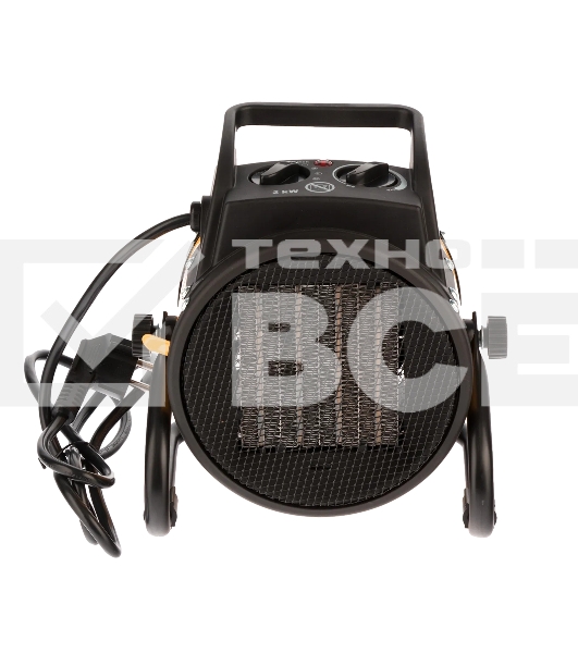 Тепловая пушка керамический нагреватель (тепловентилятор) Denzel DHC 2-100, 230В, 0,025/1/2 кВт