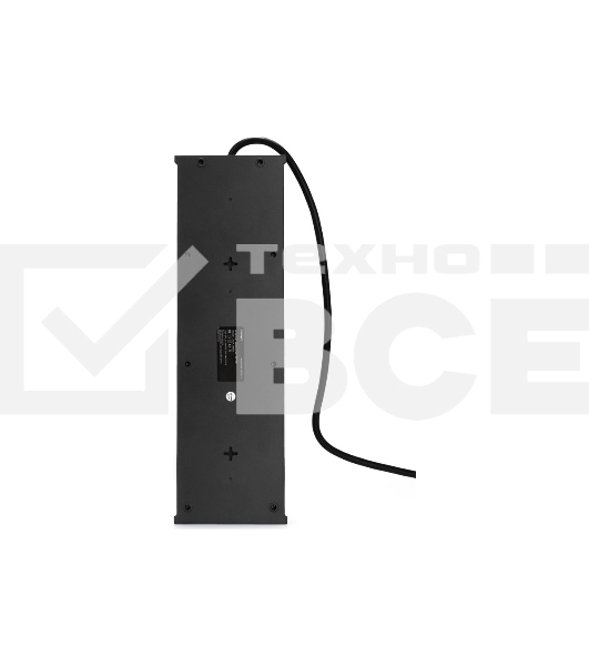 Сетевой фильтр CROWN CMPS-11 черный, 10 розеток, 3 м