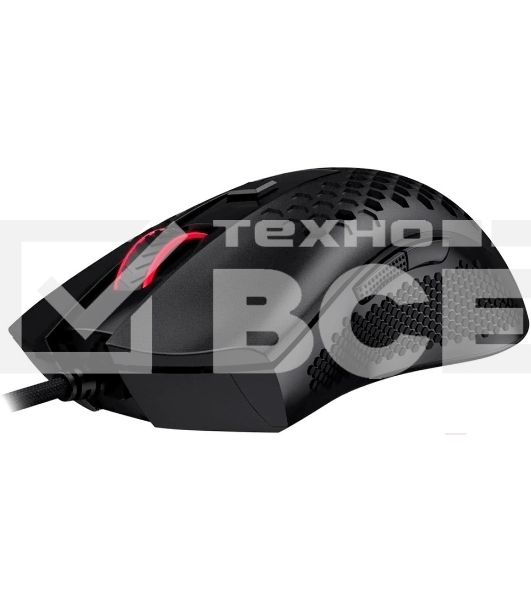 Мышь проводная REDRAGON Storm Basic чёрный, 12400 dpi, USB, кнопки - 5