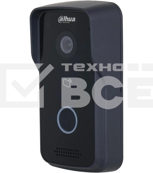 Видеопанель Dahua DHI-VTO2111D-P-S3 цветной сигнал CMOS цвет панели: черный