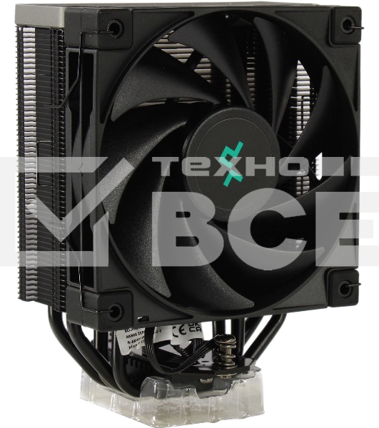 Кулер для процессора DEEPCOOL AK400 ZERO DARK черный, 120 мм, алюминий/медь, 1850 об/мин, 29 дБ, 4 pin, 220 Вт, 155 мм