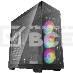 Компьютерный корпус Deepcool CH780 black (ATX, без БП, ARGB, 4xUSB3.2 Type-A + USB3.2 Type-C) (R-CH780-BKADE41-G-1) MidiTower, фото2