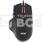 Мышь проводная Acer OMW180 черный, 6400 dpi, USB, кнопки - 9, фото 1