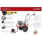 Мотоблок ЗУБР МТШ-500 бензиновый с ВОМ, 212 см3, фото2