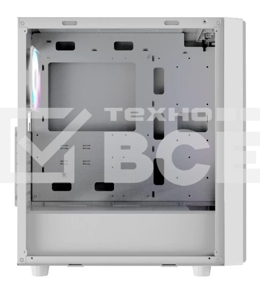 Корпус  Ocypus Gamma C70 WH ARGB  ATX / win / white / 4 ARGB fans / no PSU / Tempered Glass
