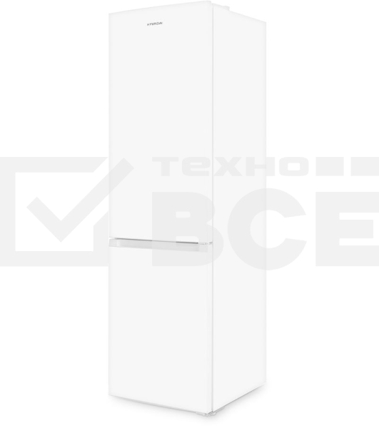 Холодильник Hyundai CC30021AF белый 182/55л морозилка снизу, No Frost