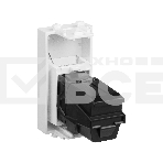 Розетка модульная DKC 4400251 тип А-А HDMI 1 модуль Avanti, Белое облако, фото4