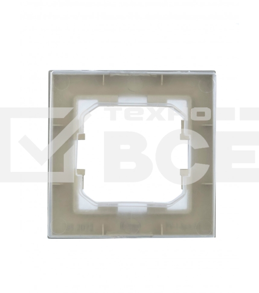 Рамка 1-местная IEK BRITE РУ-1-БрА-4 (BR-M12-44-K47) IP44 4 алюминий