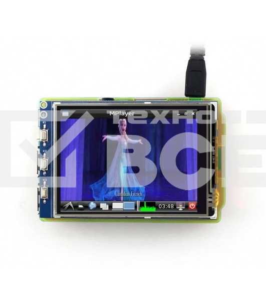 Резистивный сенсорный дисплей без корпуса ACD17-RA104 Waveshare 3.2