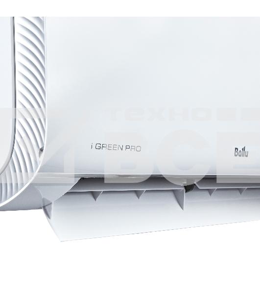 Внутренний блок сплит-системы Ballu iGreen Pro DC BSAGI/in-24HN8_V4 инвертор, 24000 BTU, 70 м², 32 дБ, охлаждение, обогрев, осушение, белый
