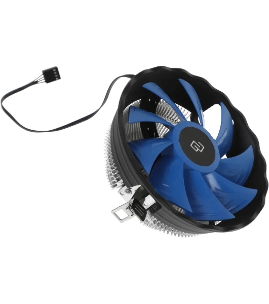Кулер Digma D-CPC95-PWM2 синий/черный 120мм алюминий 1500rpm 29db 4-pin 95W 66мм