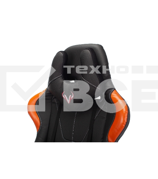 Кресло игровое Zombie VIKING 5 AERO черный/оранжевый искусственная кожа с подголов. крестовина пластик