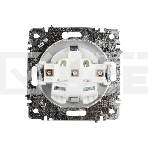 Розетка Intro Accent 6-202-01 2P+E Schuko 16А-250В IP20 СУ AL/CU белый Б0063678, фото4