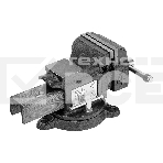 Тиски слесарные Denzel BVH-100 100 мм, поворотные, стальная направляющая, с наковальней, фото10