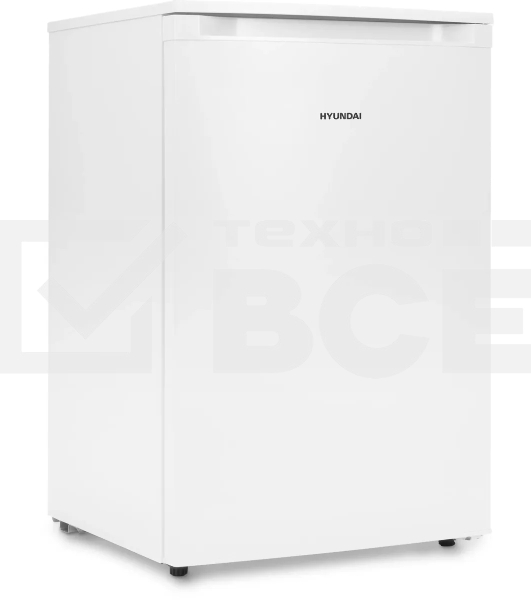 Холодильник Hyundai CO15051A белый однокамерный 101/14л морозилка сверху