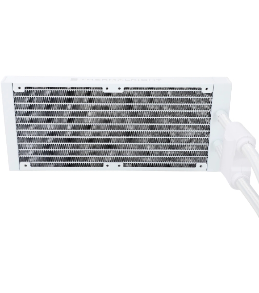 Водяное охлаждение для процессора Thermalright Frozen Notte 240 White ARGB V2 белый (240мм, ARGB/ Fans: 2x120мм, 72.37CFM, 27.7dBA, 2000RPM/ Pump height 54мм, 28dBA, 5300RPM, Rad thickness 27мм/ S: 1200, 1700, 1851, 2011, 2066, 115X, AM2, AM2+, AM3, AM3+, AM4, AM5, FM1, FM2, FM2+)
