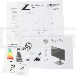 Монитор 23.8' HP Z24Q G3 IPS 2560x1440, 90 Гц, 5 мс, 16:9, 400 кд/м², HDMI 2.0, DP 1.4, USB Hub (4x USB 3.0), HDR10, черный и серебристый, фото3