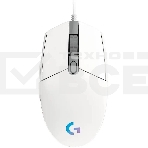 Мышь проводная Logitech G102 LIGHTSYNC белый, 8000 dpi, USB, кнопки - 6, фото 1