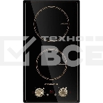 Индукционная варочная панель Maunfeld CVI292MBKBR, конфорок: 2 шт., стеклокерамика, независимая, черный, фото 1