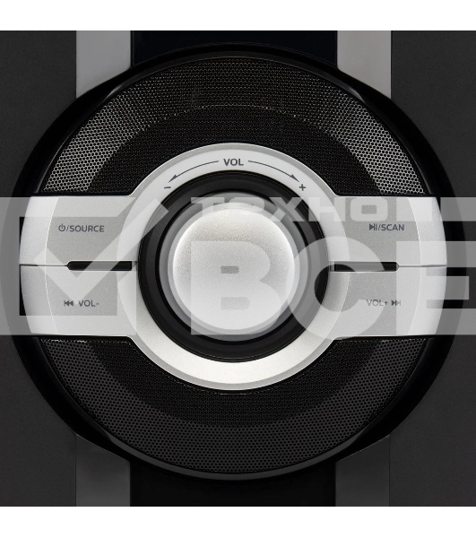 Микросистема Hyundai H-MS1403 черный 60Вт FM USB BT SD