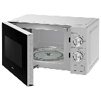 Микроволновая печь BBK 20MWS-764M/S серебристый, 20 л, 700 Вт, переключатели - поворотный механизм, фото9